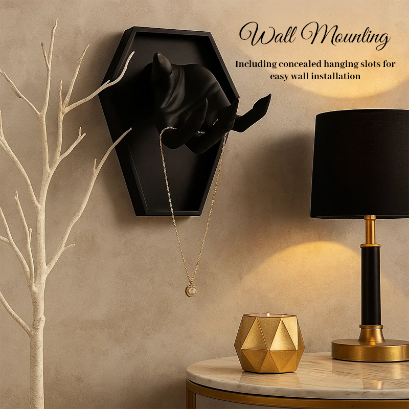 🖤 Gotisk handformad smyckeshållare