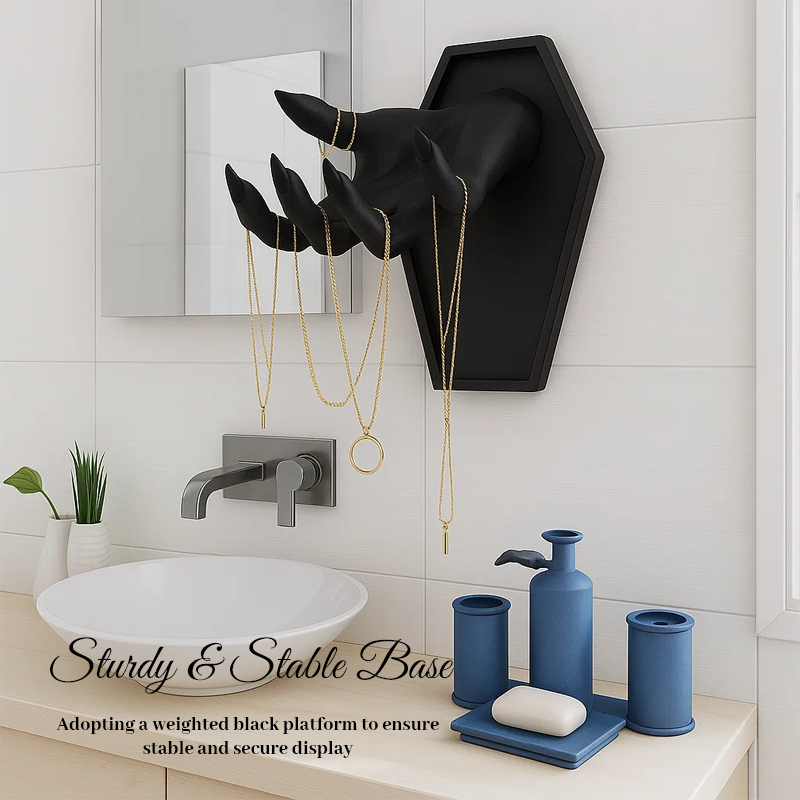 🖤 Gotisk handformad smyckeshållare