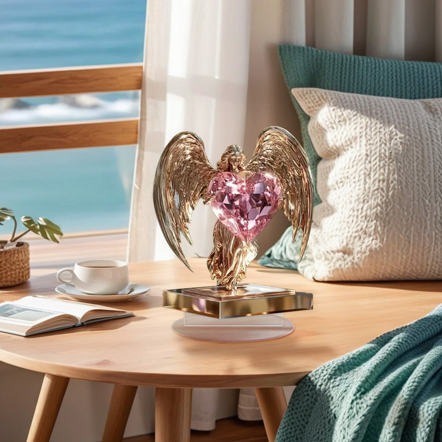 🎁Änglavinge-design med korsdekoration